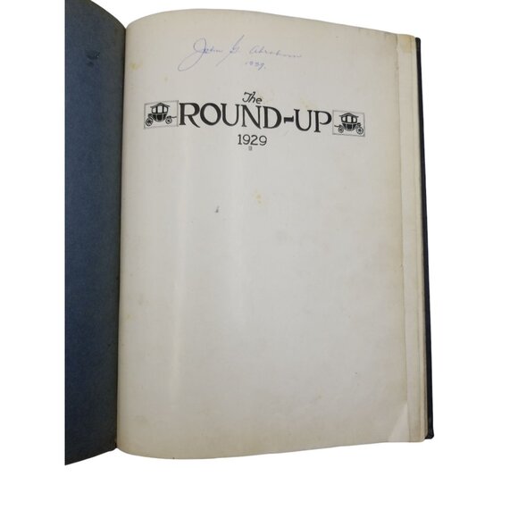 1929 Roosevelt High School Yearbook The Round-Up East Chicago Indiana - Picture 3 of 16